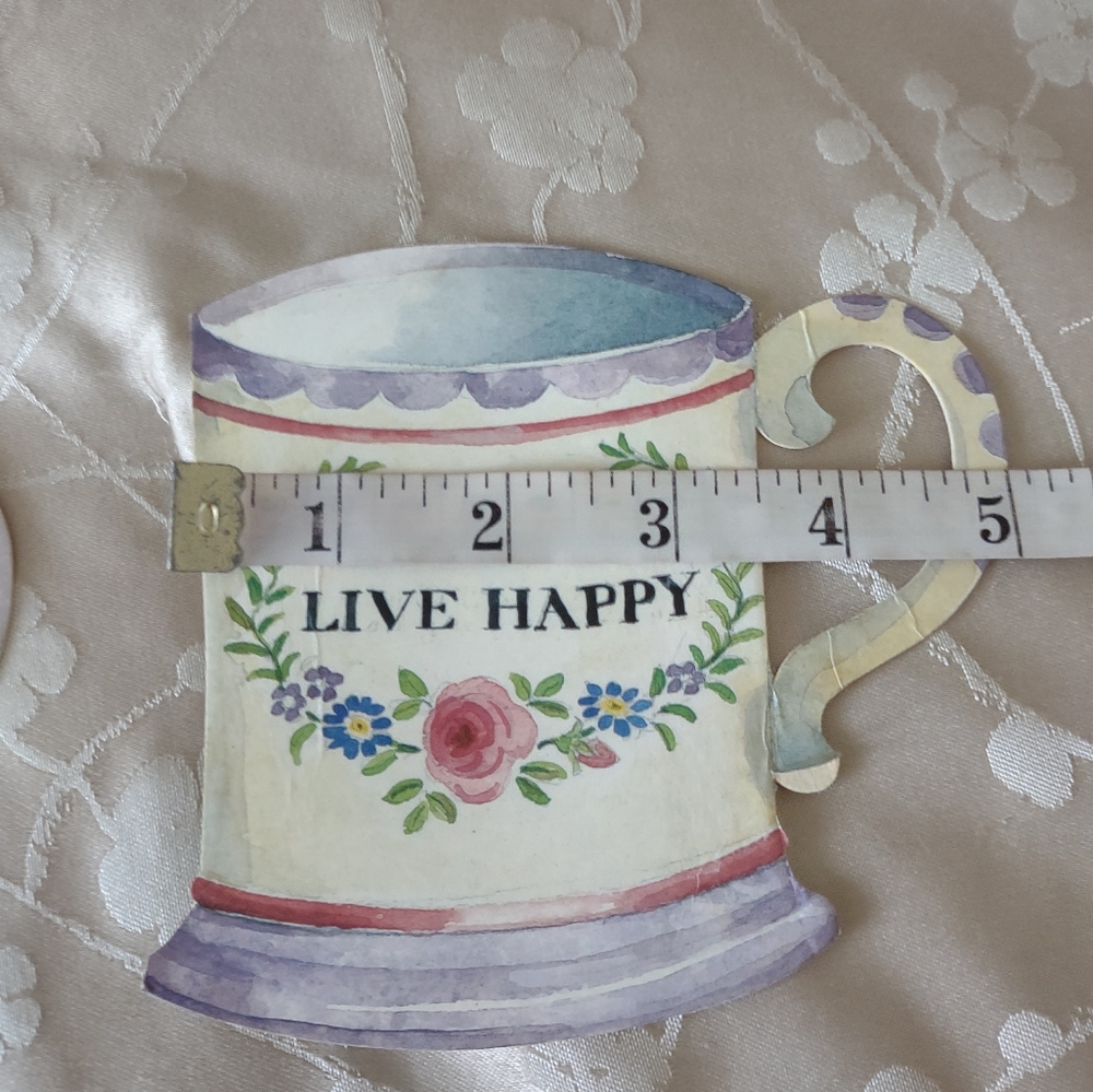 1998 Catriona Stewart Made In England 6 Coasters Cup shape Inspiring Words - Picture 4 of 7